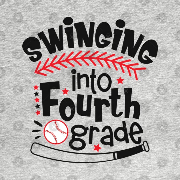 Swinging into Fourth grade Baseball player kid by TheBlackCatprints